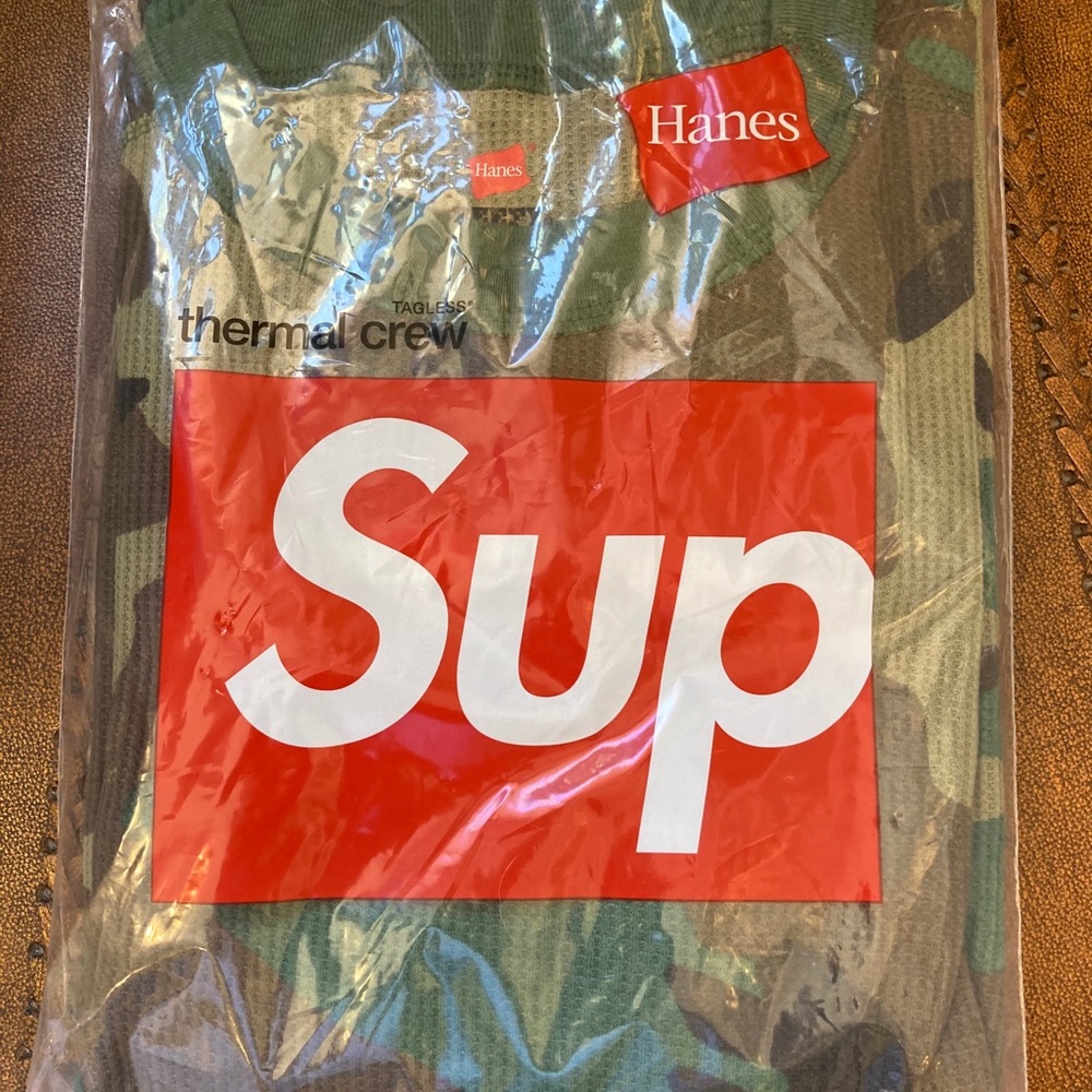 Supreme Hanes Camo Thermal
